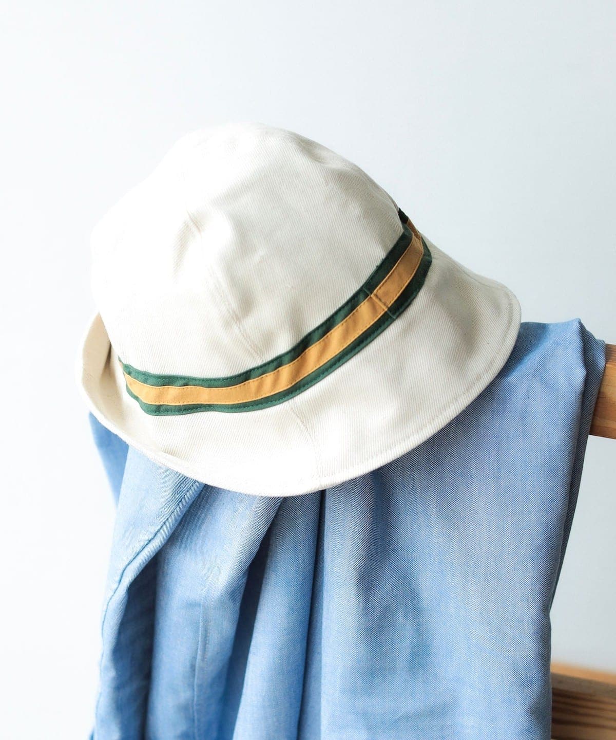 【別注】TATAMIZE タタミゼ / EASY HAT LINE ハット 帽子 MEN 生成/ライン M 【別注】TATAMIZE タタミゼ / EASY HAT LINE ハット 帽子 MEN 生成/ライン M