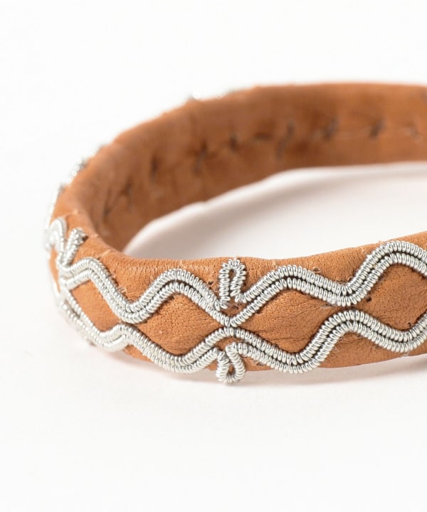 maria rudman SAMI-L blacelet ② fennica MARIA RUDMAN / SAMI GREEN Leather Bracelet