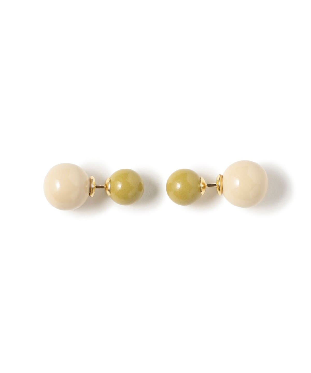 【別注】升井彩本乾漆 / ニュアンスカラー ピアス アクセサリー WOMEN わかな(イエロー) ONE SIZE 【別注】升井彩本乾漆 / ニュアンスカラー ピアス アクセサリー WOMEN わかな(イエロー) ONE SIZE