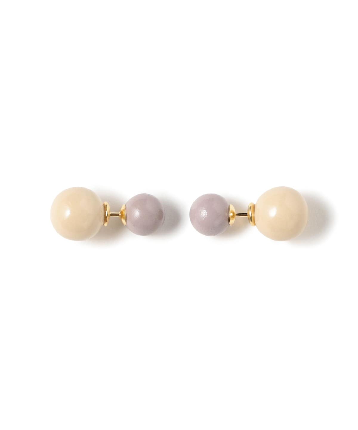 【別注】升井彩本乾漆 / ニュアンスカラー ピアス アクセサリー WOMEN ふじ(パープル) ONE SIZE 【別注】升井彩本乾漆 / ニュアンスカラー ピアス アクセサリー WOMEN ふじ(パープル) ONE SIZE