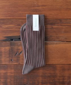 对比罗纹袜子22.5-25cm