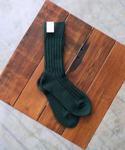 homspun / コットンウールリブソックス  22~24cm