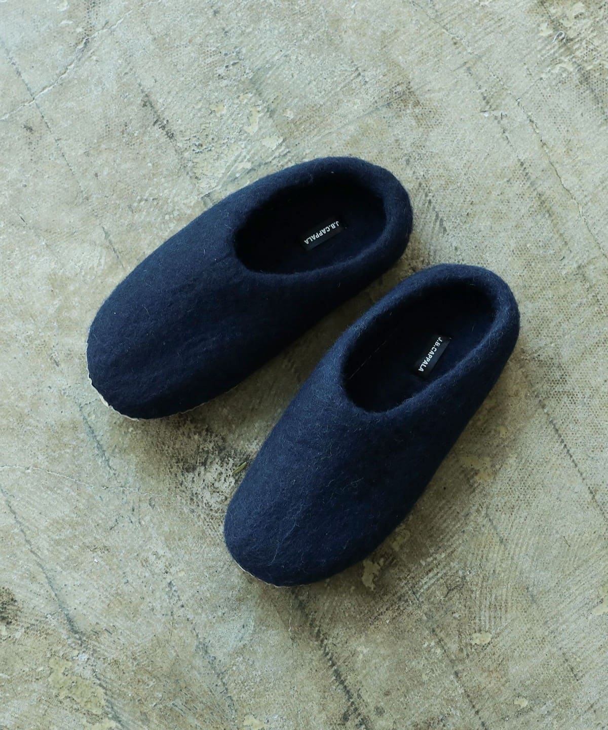 J. B.CAPPALA / ルームシューズ フェルトスリッパ インテリア MEN NAVY 37(S) J. B.CAPPALA / ルームシューズ フェルトスリッパ インテリア MEN NAVY 37(S)