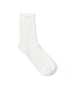 homspun / 綿コーマ レース編み ソックス 22～24cm