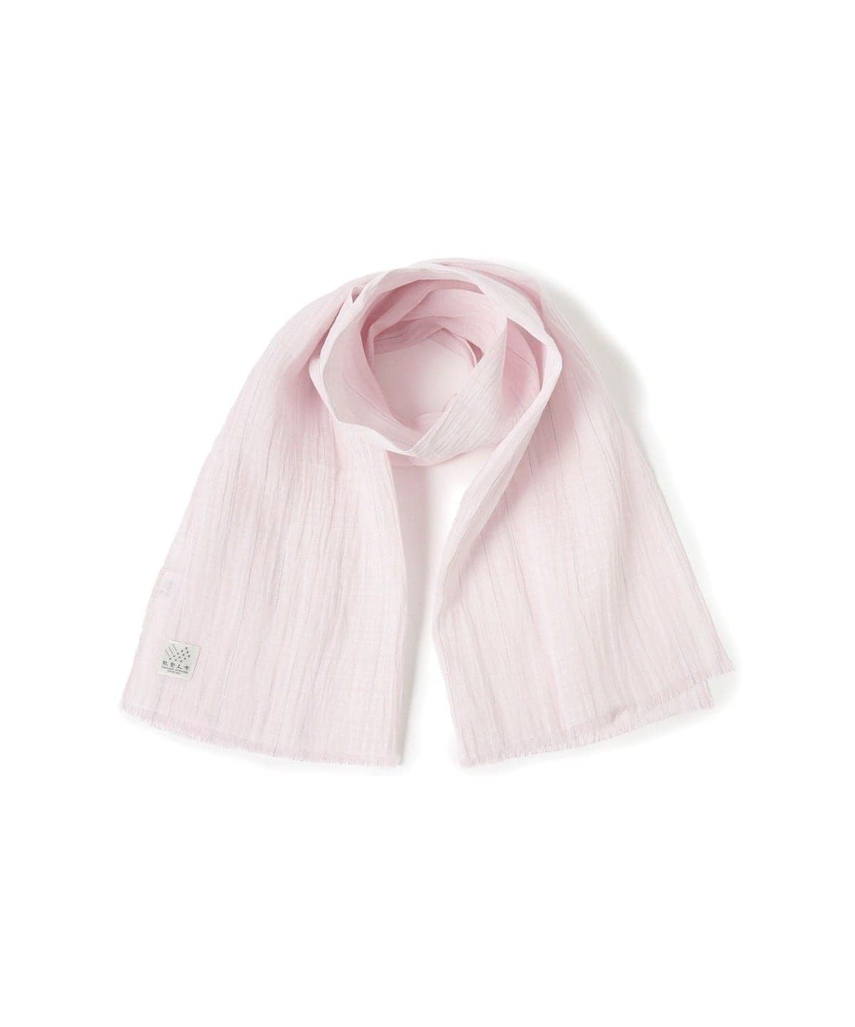山崎麻織物工房 / 能登上布 ストール S ファッション雑貨 WOMEN 薄鴇 ONE SIZE 山崎麻織物工房 / 能登上布 ストール S ファッション雑貨 WOMEN 薄鴇 ONE SIZE