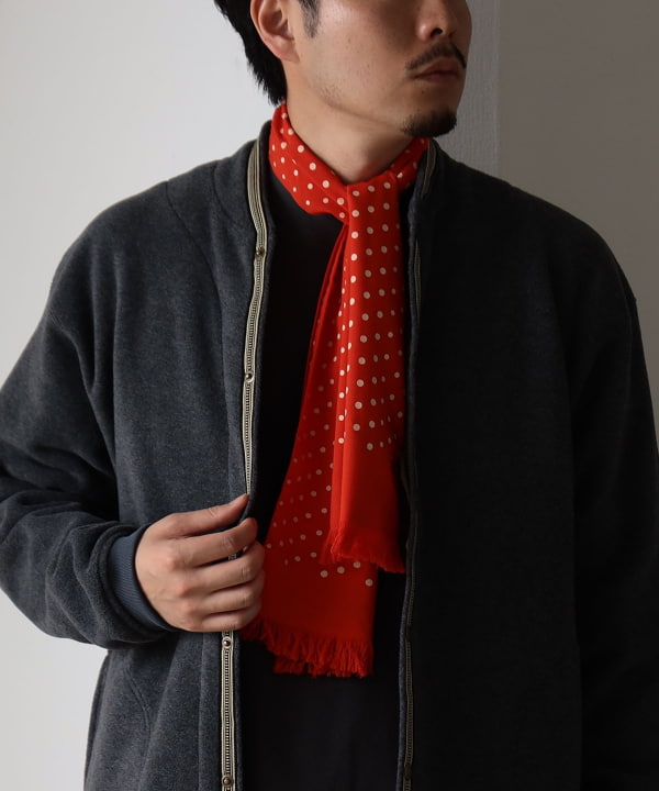【新品】BEAMS fennica 別注 粟野商事 ストール 14,300円 新品】BEAMS fennica 別注 粟野商事 ストール 14,
