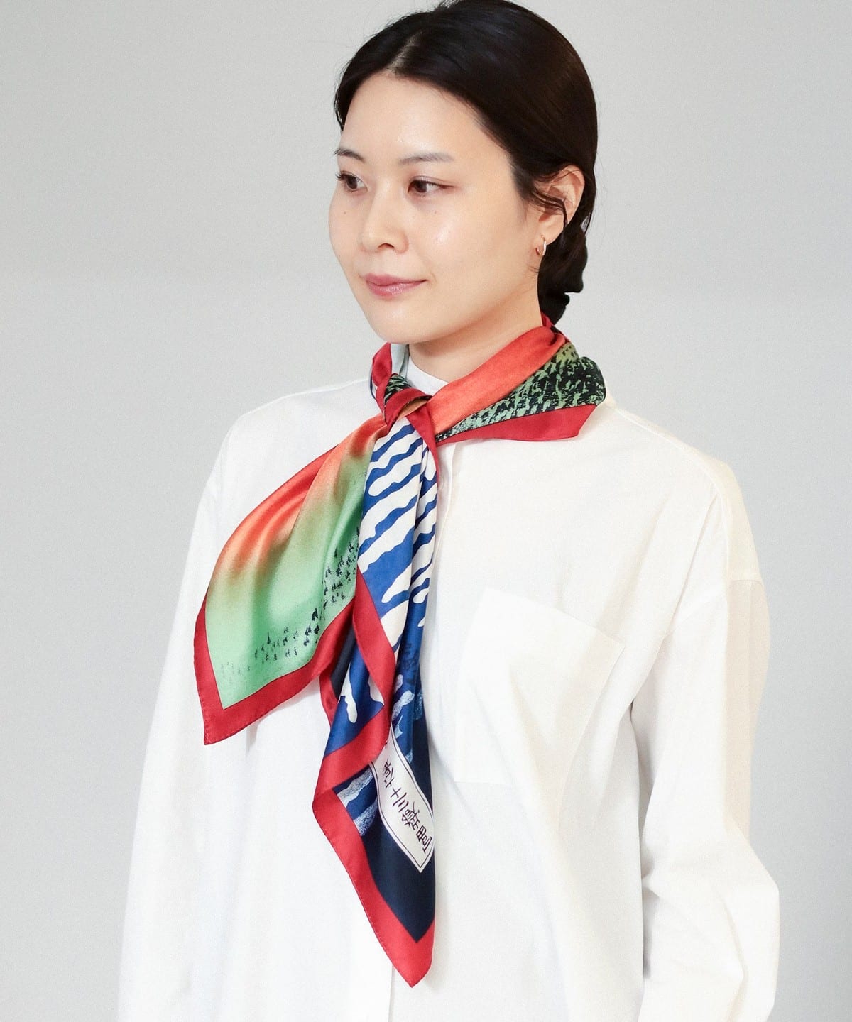 Marca / 凱風快晴 赤富士 絲巾
