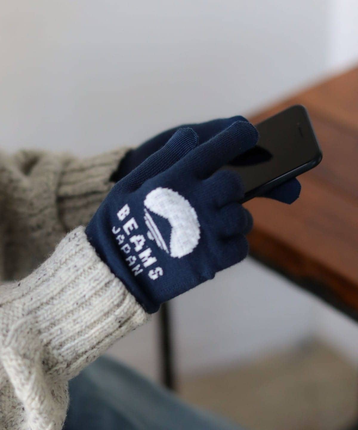 【別注】tet. テト / ビームス ジャパン ロゴ グローブ Vol.2 Women ファッション雑貨 WOMEN NAVY ONE SIZE 【別注】tet. テト / ビームス ジャパン ロゴ グローブ Vol.2 Women ファッション雑貨 WOMEN NAVY ONE SIZE