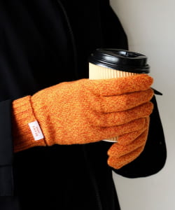 【tet. POP UP STORE 2025】【別注】tet. /  天竺 ミックス カシミヤ ミックスカラーグローブ Women