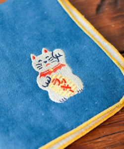 ニューレトロ × BEAMS JAPAN / 別注 吉祥物 刺繡 擦手巾