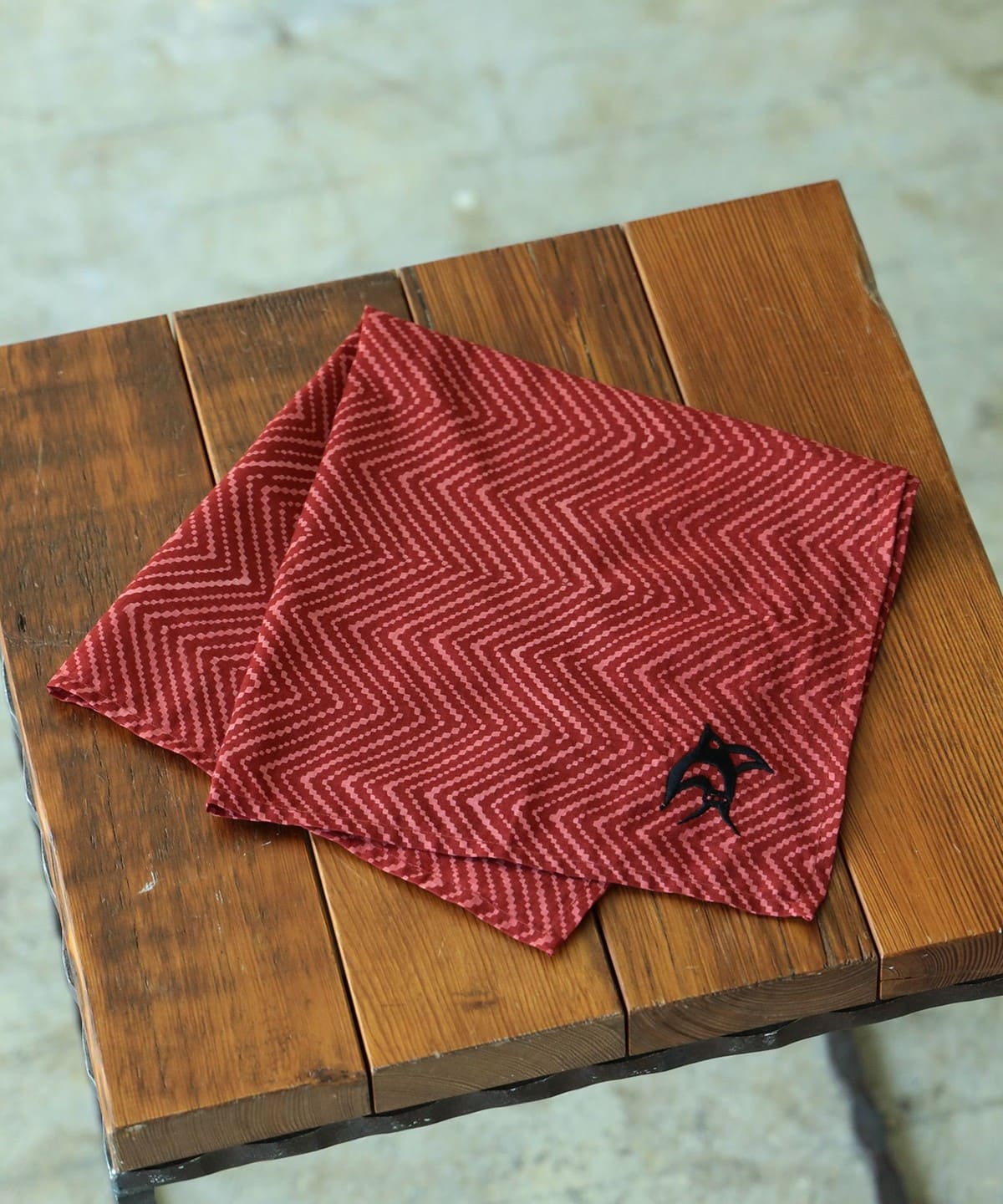 fennica（フェニカ）インドブロックプリント ツバメ刺繍