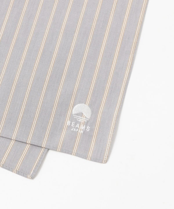 Banshu-ori embroidered logo cotton handkerchief