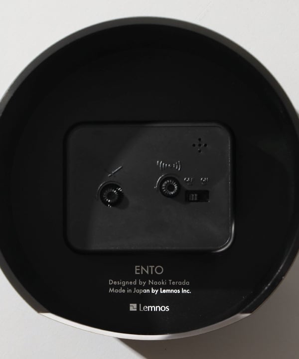【別注】 Lemnos / ENTO 美異夢素日本 髭文字 置時計