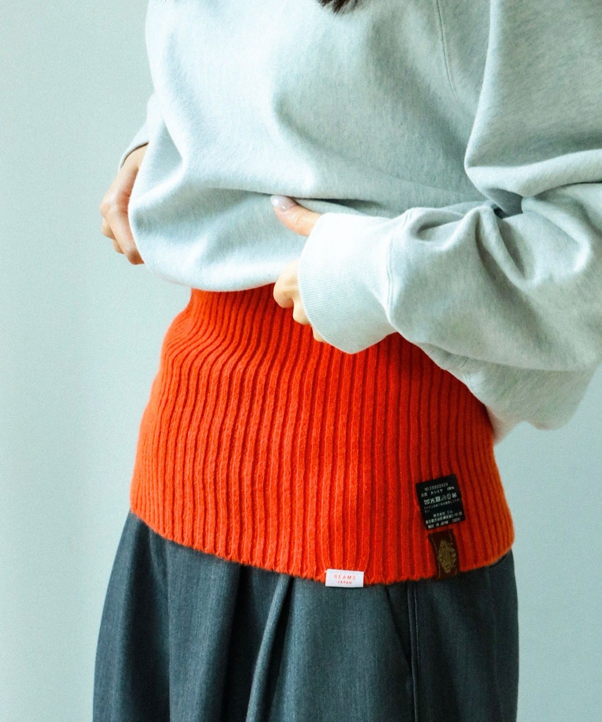 【別注】GIM / 喀什米爾羊毛 腹卷保暖帶 25