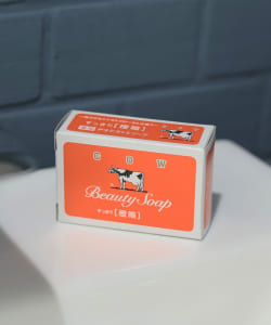 【銘品のススメ】【銭湯のススメ】牛乳石鹸 × BEAMS JAPAN / 別注 石鹸 橙箱