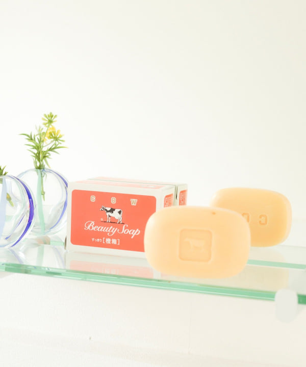 BEAMS JAPAN（ビームス ジャパン）【別注】牛乳石鹸 / 石鹸 橙箱