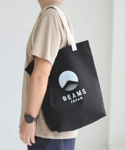 evergreen works × BEAMS JAPAN / 別注 ビームス ジャパン カラー ロゴ トートバッグ