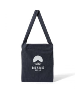 BEAMS JAPAN / 播州織 デニム ショルダー バッグ