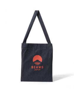 BEAMS JAPAN / 播州織 デニム ショルダー バッグ