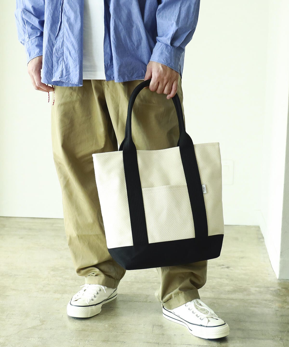 BEAMS JAPAN BEAMS JAPAN Partial reservation] <UNISEX> sasicco × BEAMS JAPAN  / Special order OBI tote bag (bag tote bag) mail order