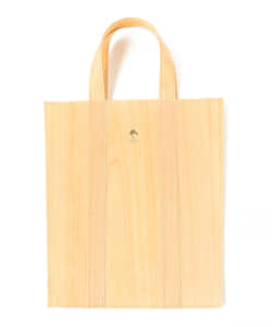 けやき工芸 谷口 × BEAMS JAPAN / 別注 木の紙 トートバッグ 小