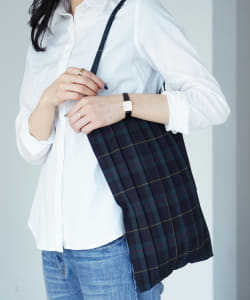 菅公学生服 / 別注 プリーツ トートバッグ