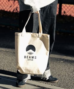 evergreen works × BEAMS JAPAN / 別注 ビームス ジャパン ロゴ トートバッグ