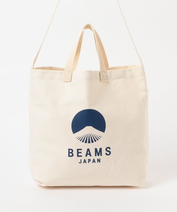 beams japan 伊勢木綿 別注5番手糸 トートバッグ - トートバッグ