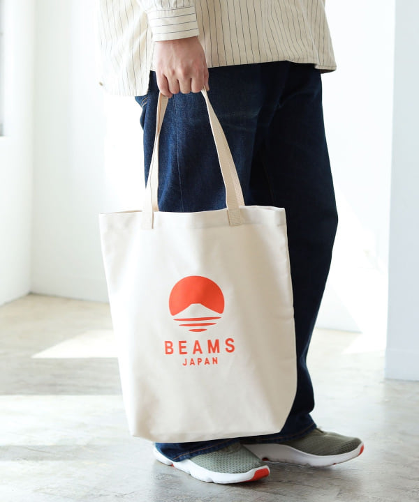 BEAMS JAPAN (BEAMS JAPAN) [Special order] evergreen works / BEAMS JAPAN  logo tote bag (bag tote bag) for sale | BEAMS