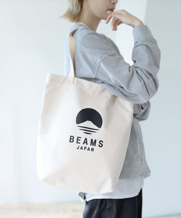 BEAMS JAPAN（ビームス ジャパン）【別注】evergreen works / ビームス ジャパン ロゴ トートバッグ（バッグ トートバッグ ）通販｜BEAMS