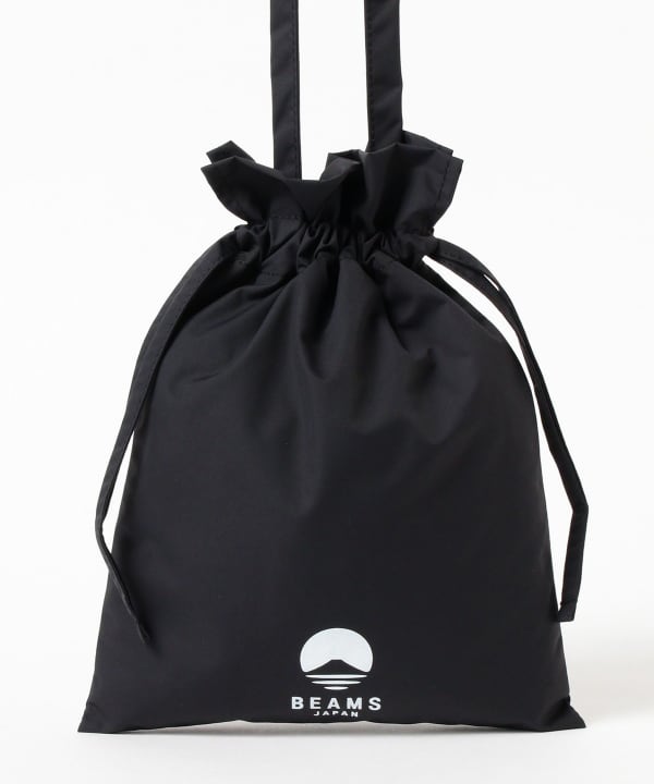 BEAMS JAPAN（ビームス ジャパン）ロゴ 巾着 ショルダー バッグ