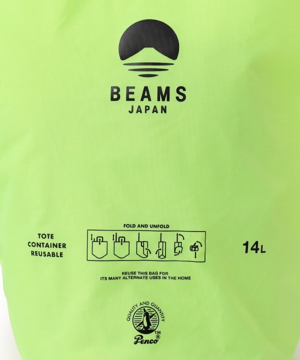 BEAMS JAPAN (BEAMS JAPAN)【別注】penco /Bucket neon tote bag