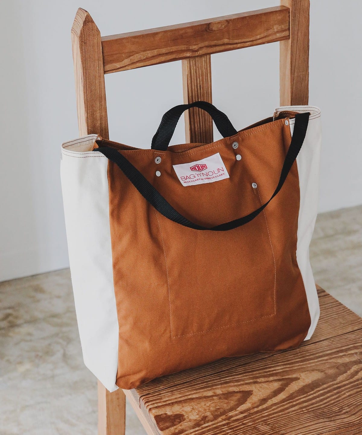 【別注】BAG'n'NOUN / ツールバッグ 2トーン バッグ MEN BROWNxNATURAL ONE SIZE 【別注】BAG'n'NOUN / ツールバッグ 2トーン バッグ MEN BROWNxNATURAL ONE SIZE