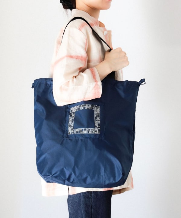 トートバッグ BEAMS ビームス ネイビー 紺色 35 ブリーフィング