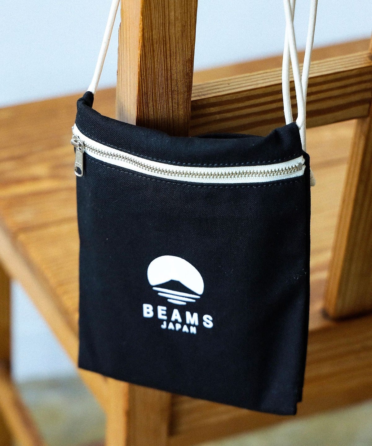 【別注】evergreen works / BEAMS JAPAN 標誌迷你肩背包
