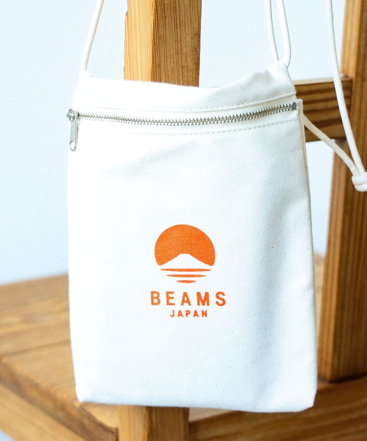 【別注】evergreen works / BEAMS JAPAN 標誌迷你肩背包