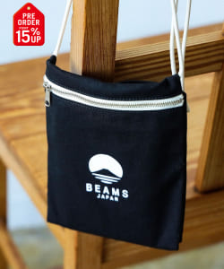 【+15%ポイントUP】【別注】evergreen works / ビームス ジャパン ロゴ スリングパース