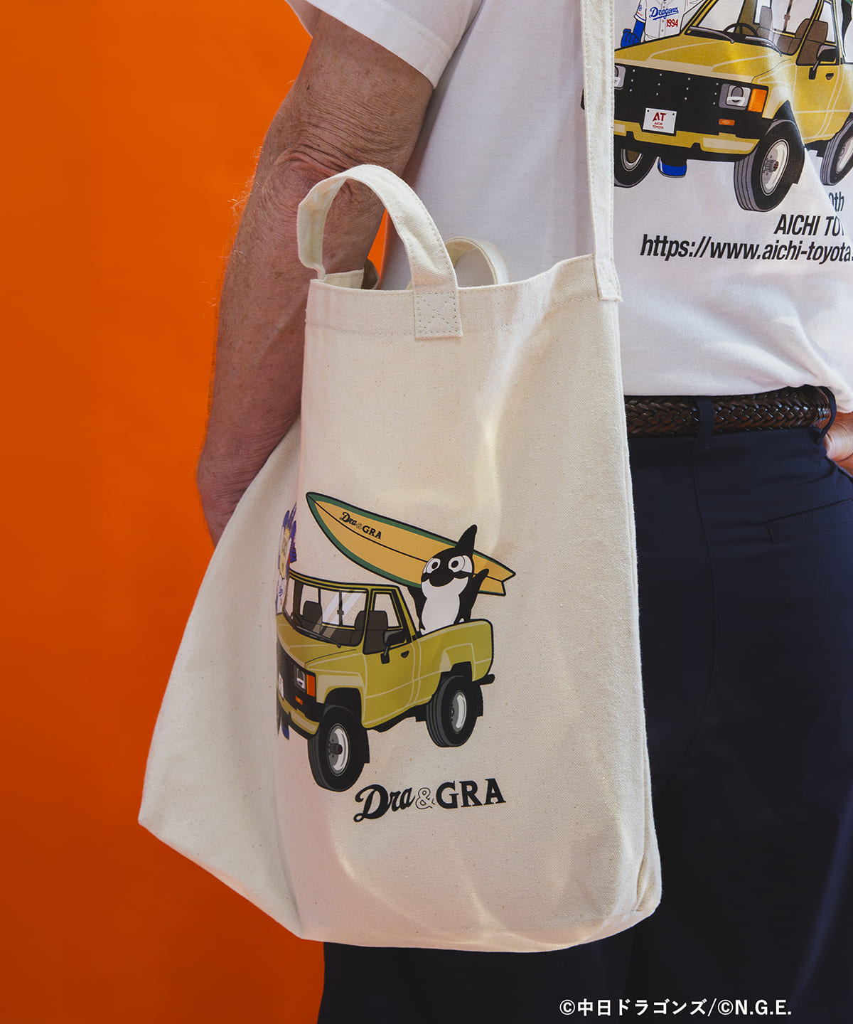 【大名古屋展2025】【別注】愛知トヨタ / Dra & GRA トートバッグ バッグ MEN NATURAL ONE SIZE 【大名古屋展2025】【別注】愛知トヨタ / Dra & GRA トートバッグ バッグ MEN NATURAL ONE SIZE