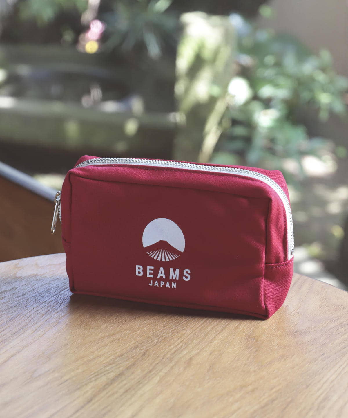 evergreen works × BEAMS JAPAN / Special order logo pouch M