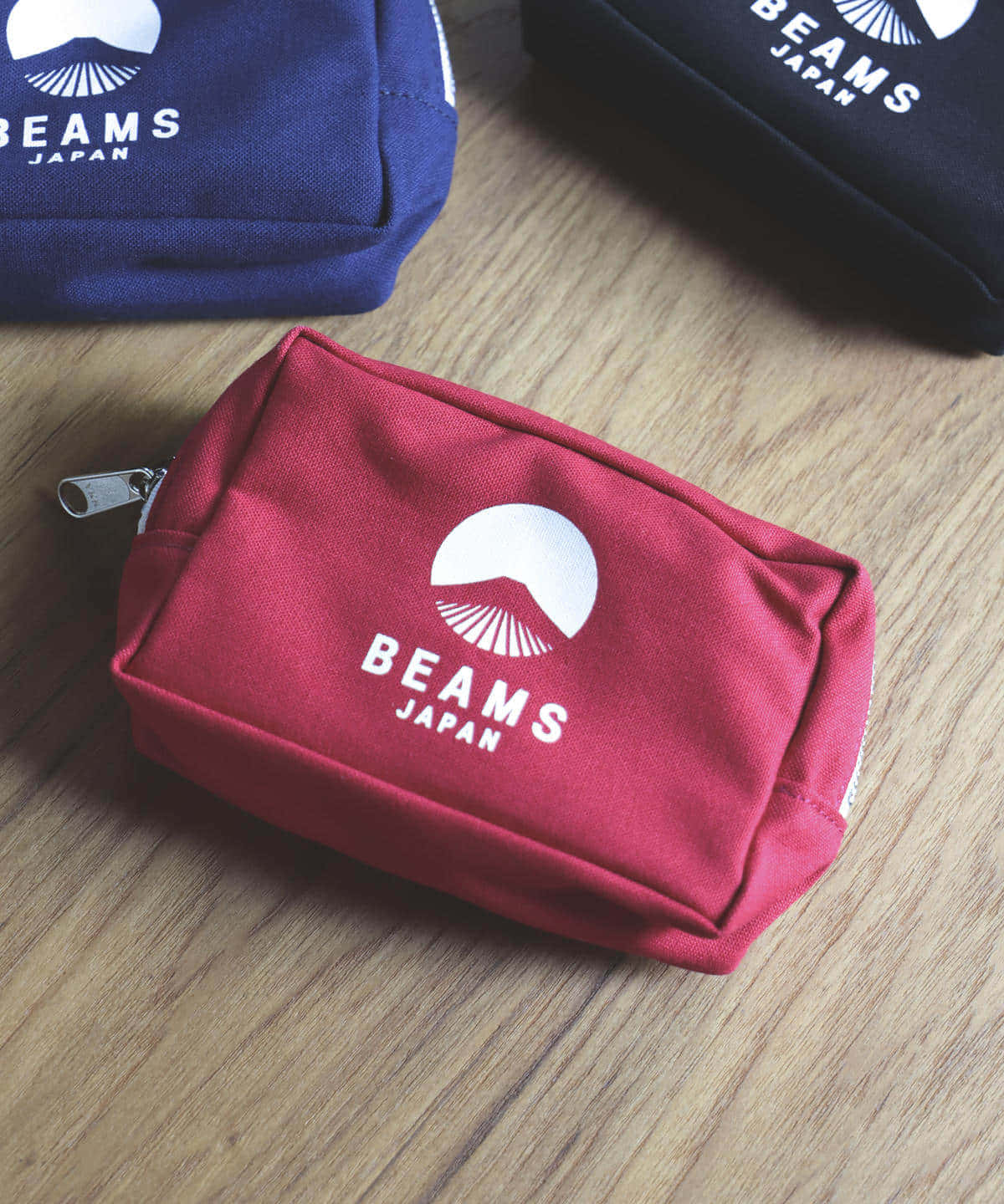 BEAMS JAPAN（ビームス ジャパン）evergreen works × BEAMS JAPAN / 別注 ロゴ ポーチ L（財布・小物