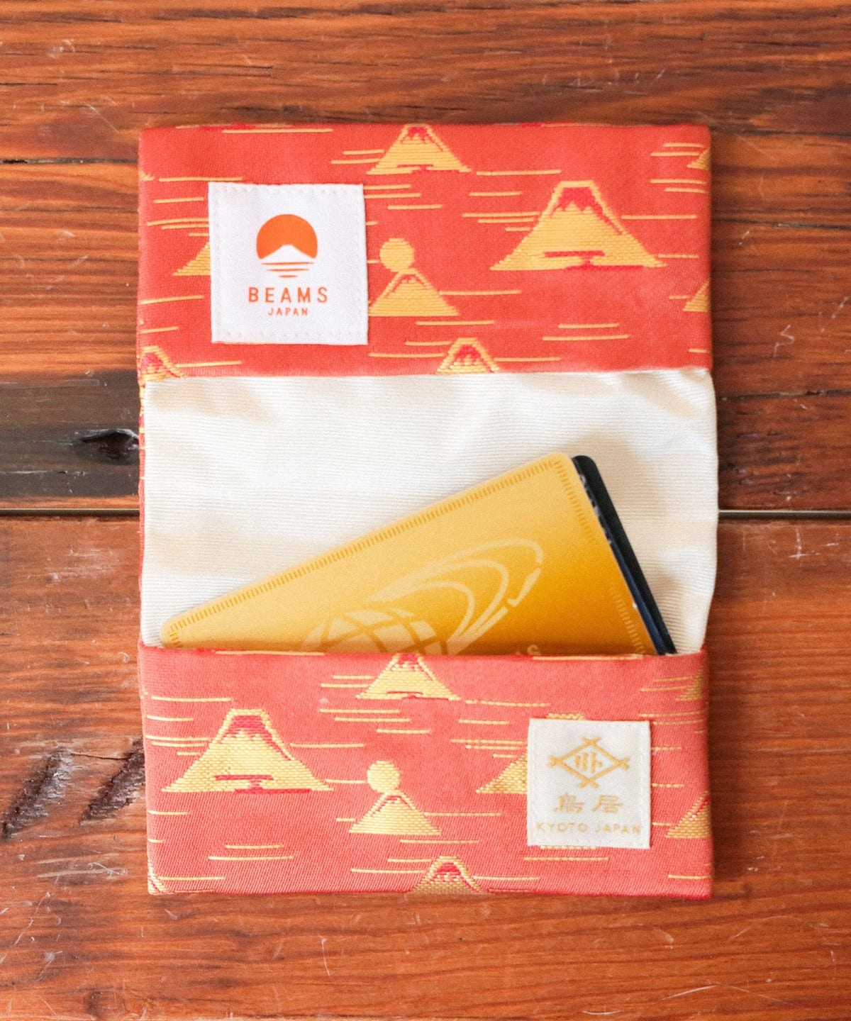 鳥居株式會社 / 別注 富士山圖紋 名片夾