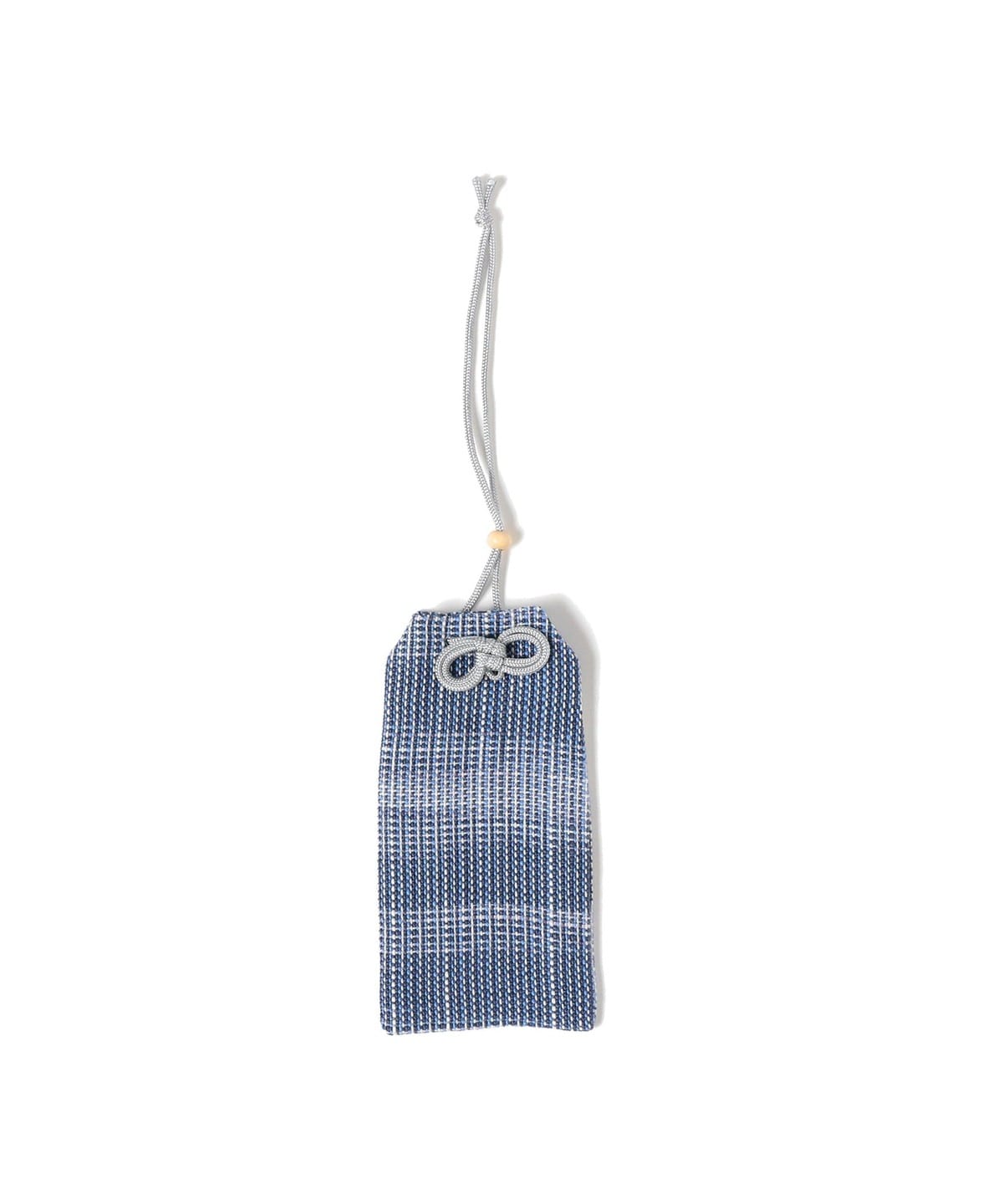 山崎麻織物工房 / 能登上布 お守り袋 財布・小物 MEN 霞柄の青灰色 ONE SIZE 山崎麻織物工房 / 能登上布 お守り袋 財布・小物 MEN 霞柄の青灰色 ONE SIZE