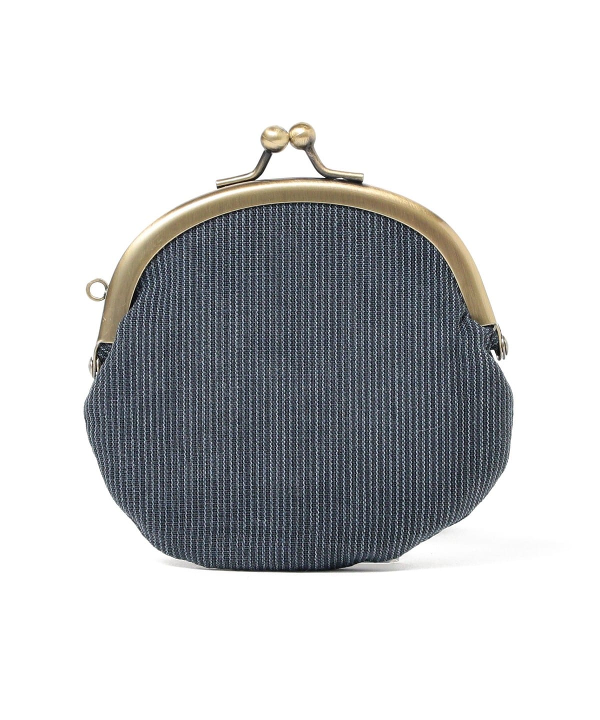 山崎麻織物工房 / 能登上布 がまぐち ウォレット 財布・小物 MEN 万筋の紺色 ONE SIZE 山崎麻織物工房 / 能登上布 がまぐち ウォレット 財布・小物 MEN 万筋の紺色 ONE SIZE