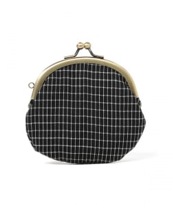 山崎麻織物工房 / 能登上布 がまぐち ウォレット