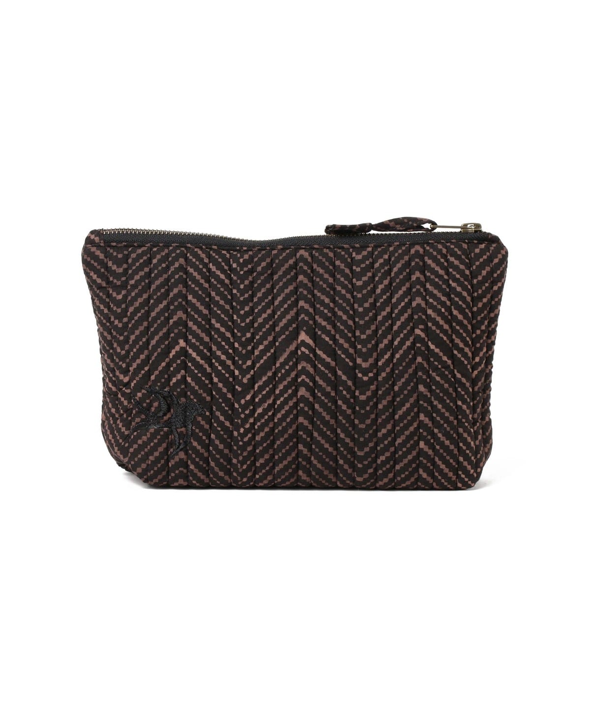 fennica（フェニカ）インドブロックプリント ツバメ刺繍 ポーチ