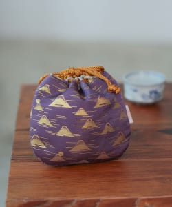 【ショップ限定商品】【居酒屋のススメ 京都編】【別注】鳥居株式会社 / 富士山柄 盃 巾着 京都限定