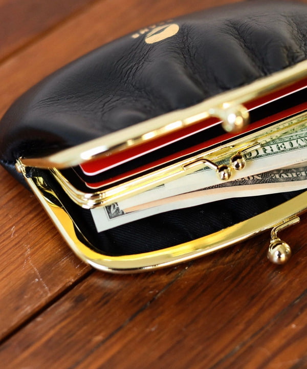 BEAMS JAPAN（ビームス ジャパン）【別注】松野屋 / 牛革親子がま口