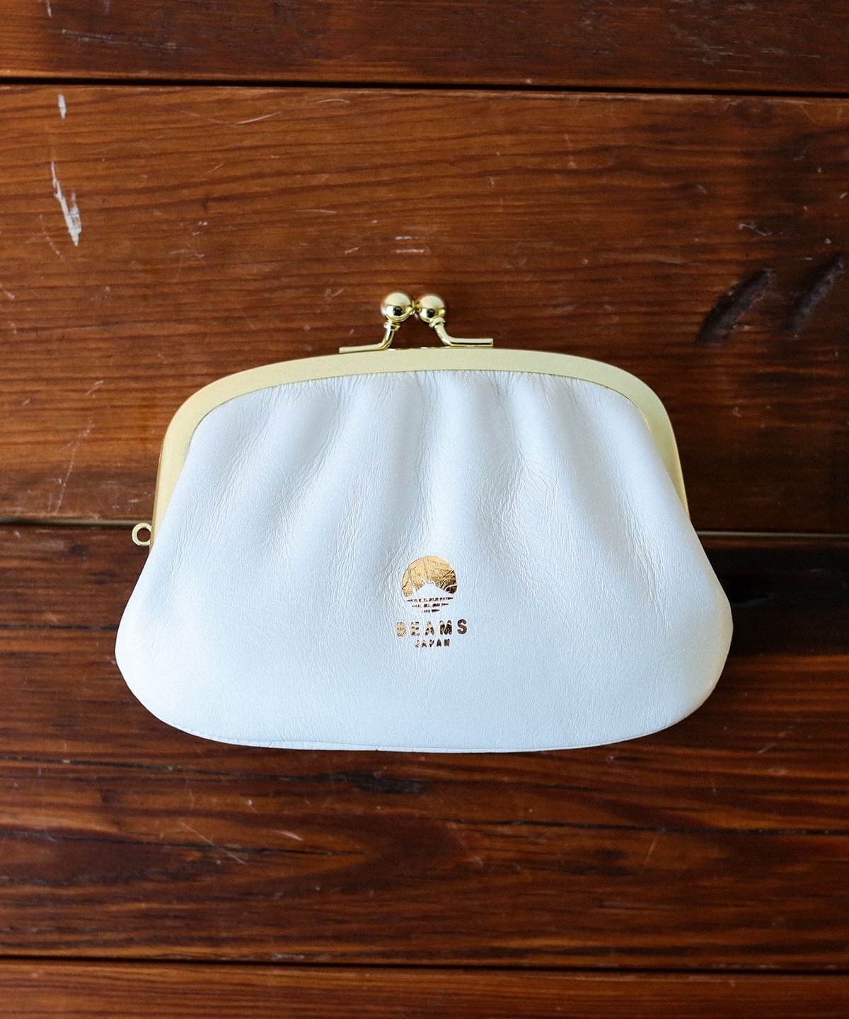 BEAMS JAPAN（ビームス ジャパン）【別注】松野屋 / 牛革親子がま口