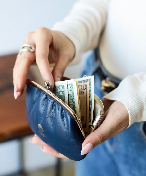 BEAMS JAPAN(ビームス ジャパン)【別注】松野屋 / 牛革親子がま口 BEAMS JAPAN(ビームス ジャパン)【別注】松野屋 / 牛革親子がま口