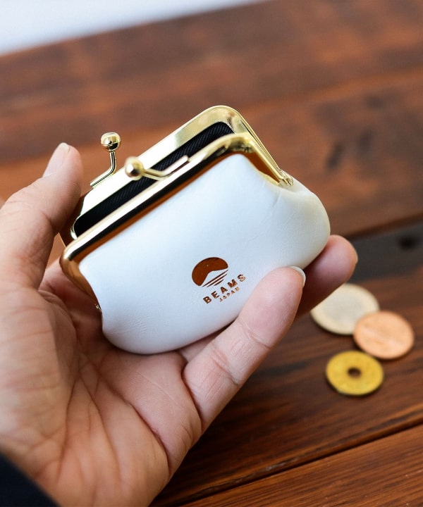 BEAMS JAPAN（ビームス ジャパン）【別注】松野屋 / 牛革ミニがま口